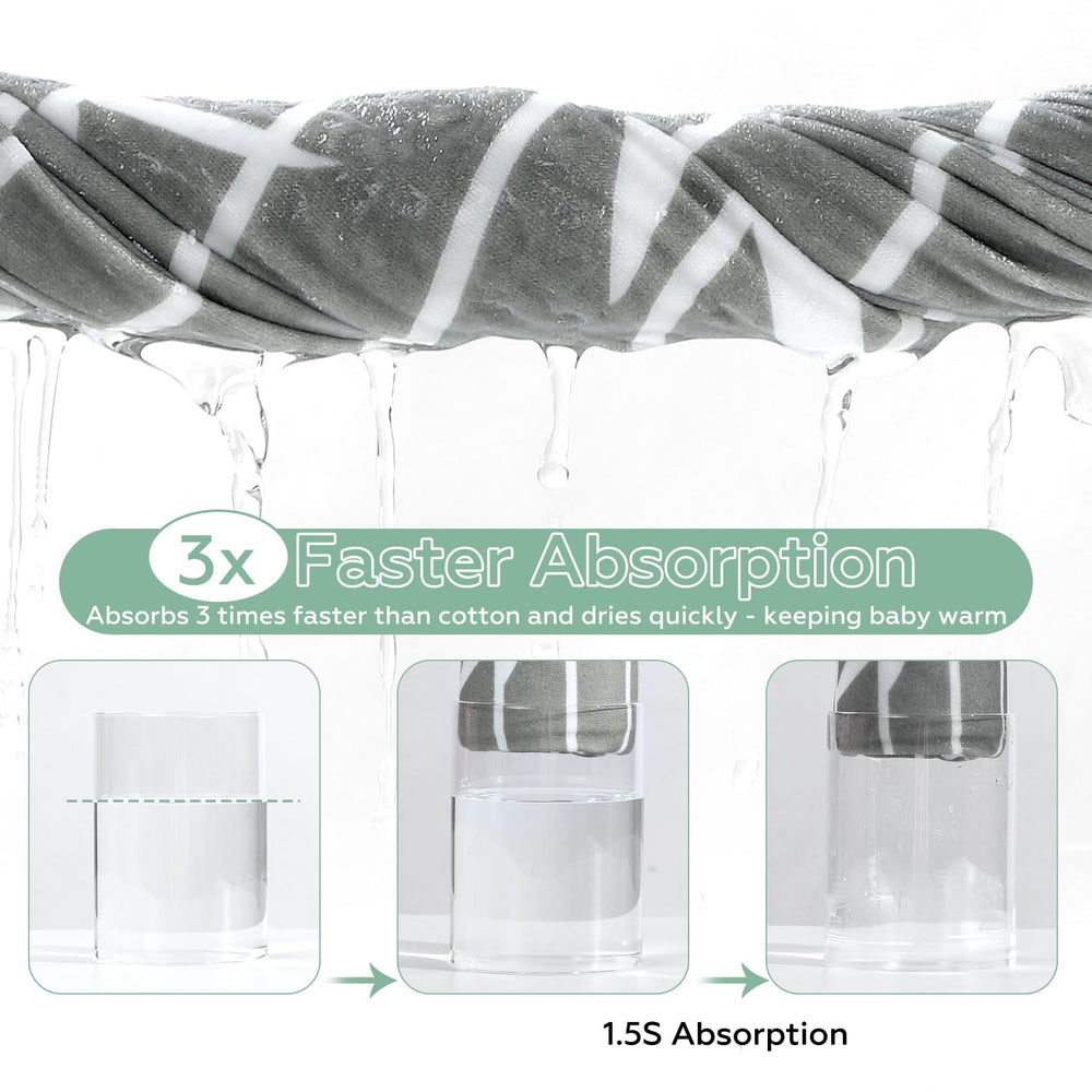 ukmot hooded baby towels packaging box presents gift-ready set.
