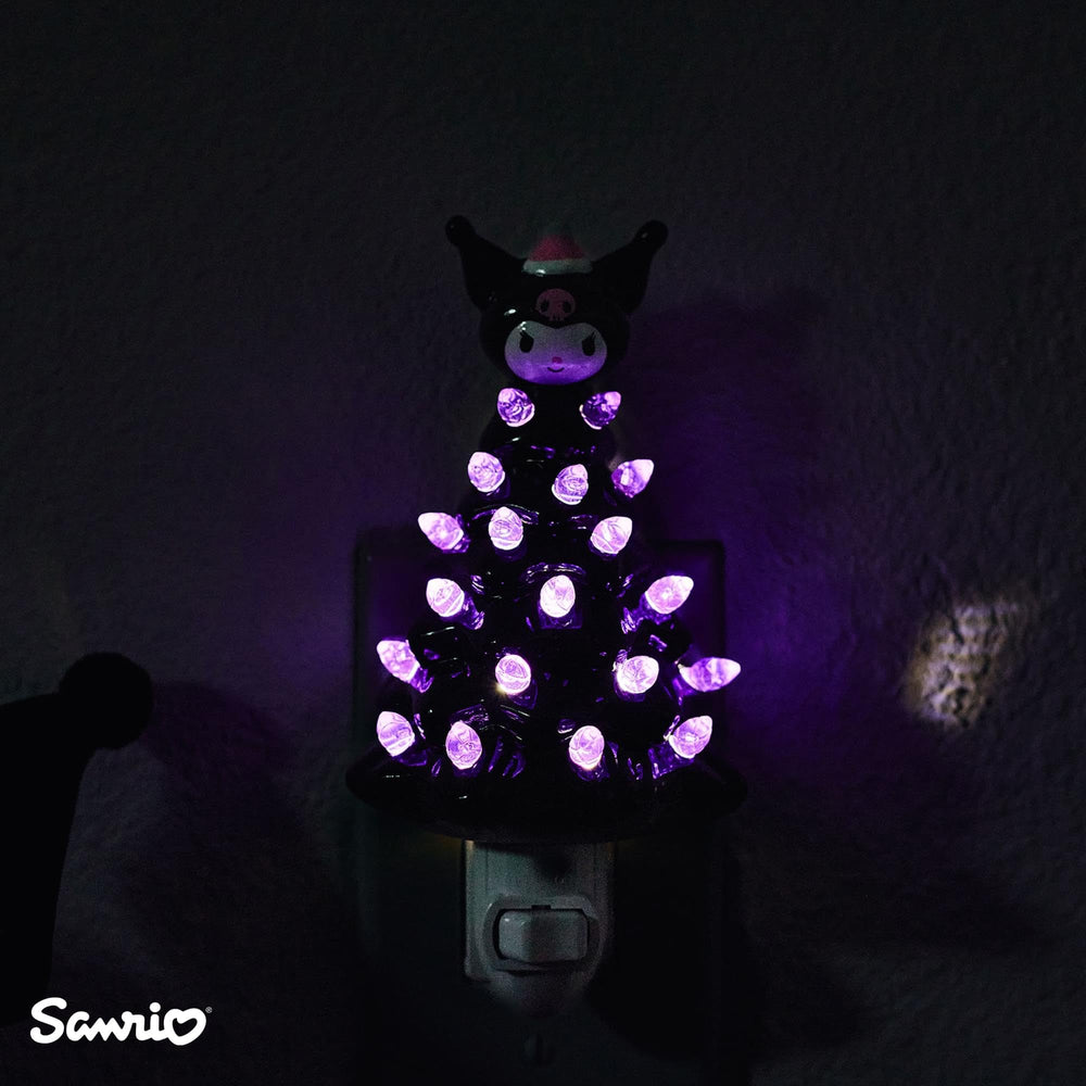 Ukonic Sanrio Kuromi nightlight in a hallway or bedroom corner