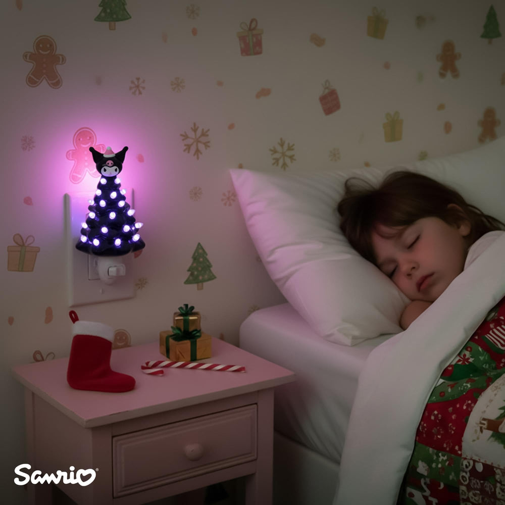 Ukonic Sanrio Kuromi nightlight with front on/off switch for simple control