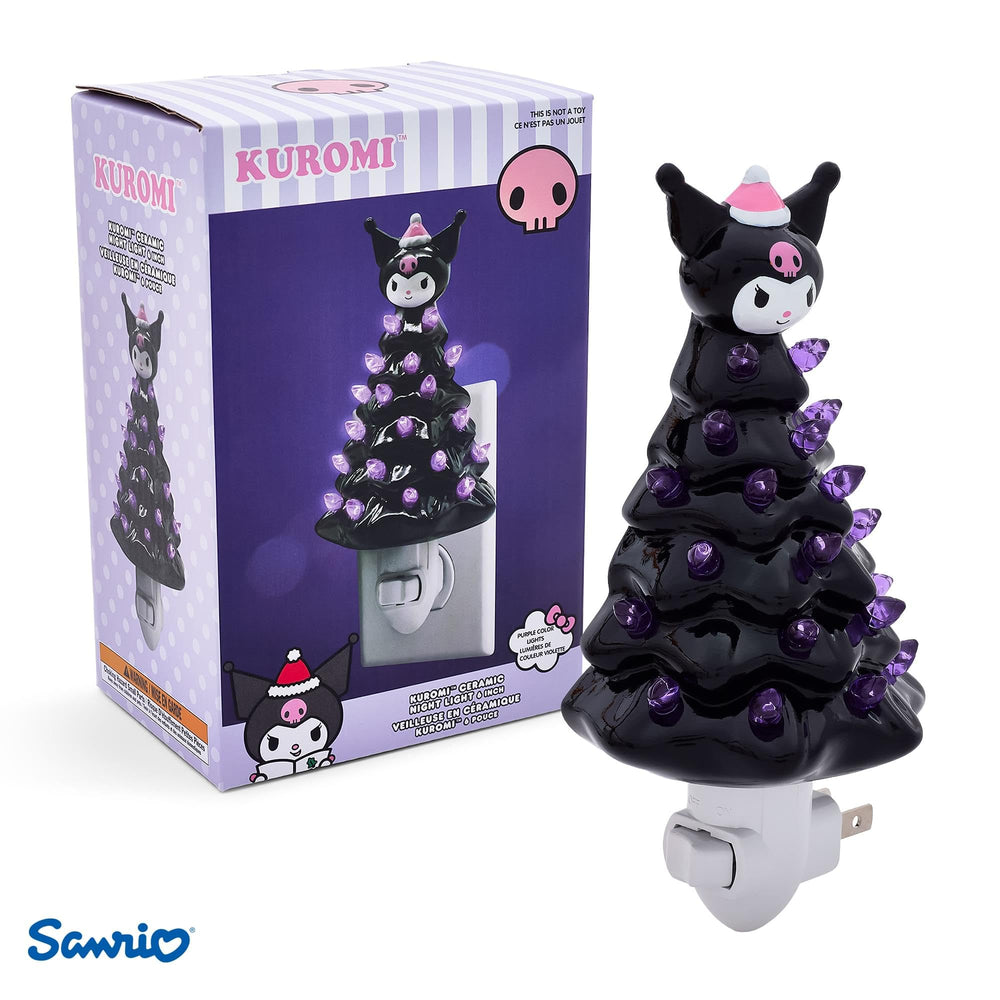 Ukonic Sanrio Kuromi nightlight with purple LED bulbs for cozy glow