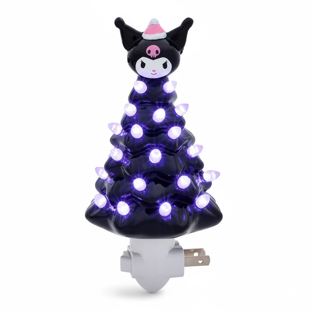 Ukonic Sanrio Kuromi nightlight with Santa hat topper adds playful holiday charm