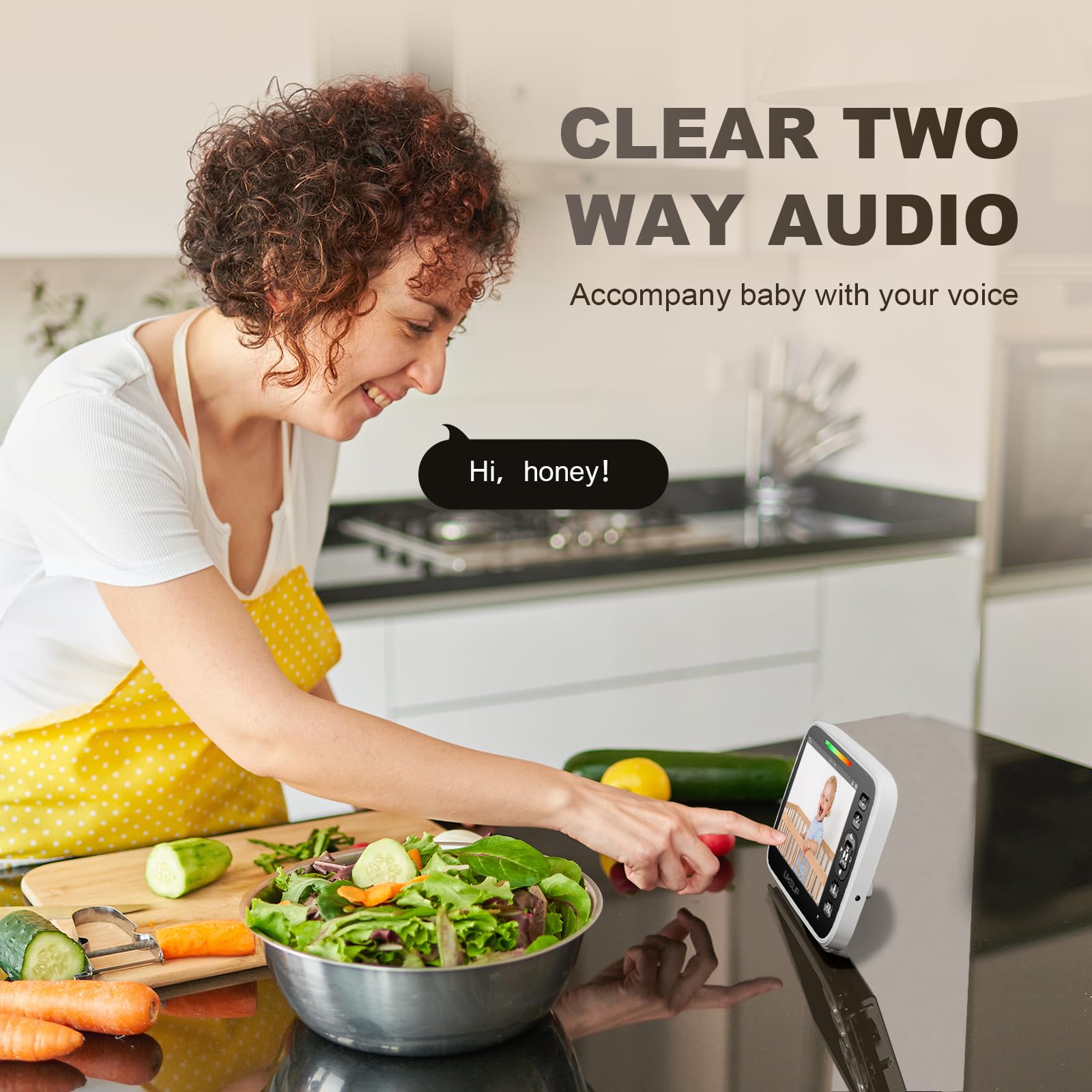 UKSUP 1000 ft range keeps you connected across the home.