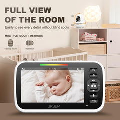 UKSUP 5-inch LCD display enables crisp daytime viewing.