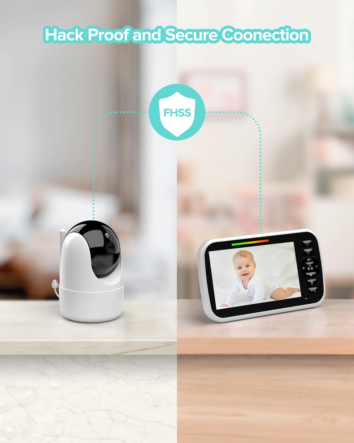 UKSUP built-in temperature alert helps you monitor room climate.