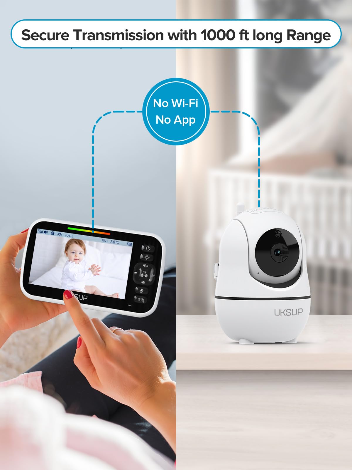UKSUP SM663V2 FHSS secure wireless link without Wi-Fi