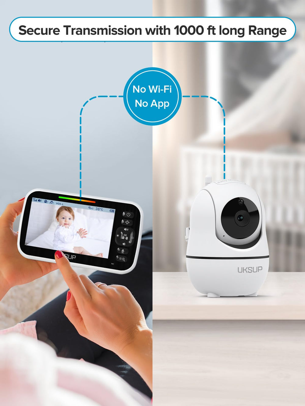 UKSUP SM663V2 FHSS secure wireless link without Wi-Fi