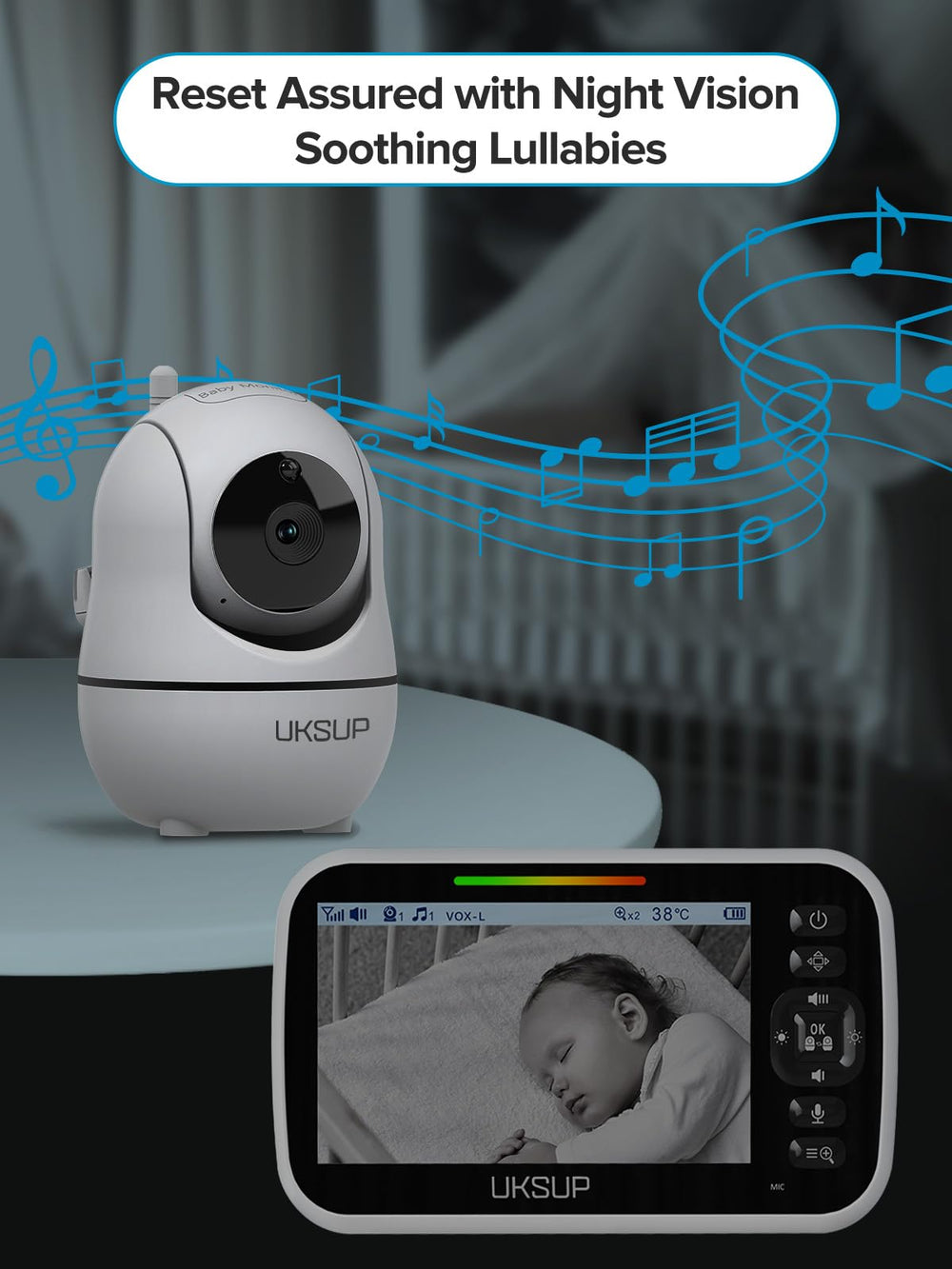 UKSUP SM663V2 temperature sensor aids nursery comfort