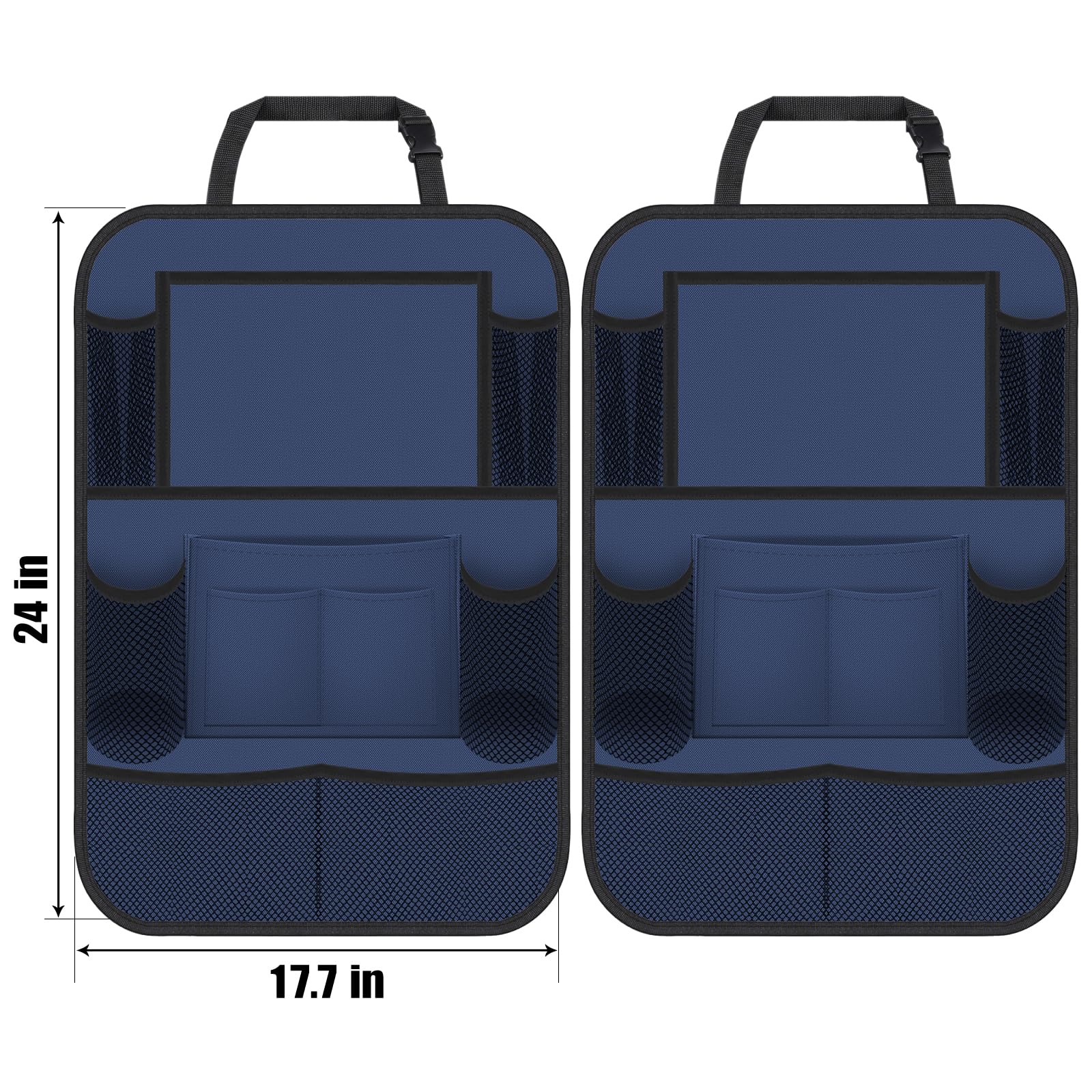 ULEEKA tablet pocket fits up to 11-inch devices securely.