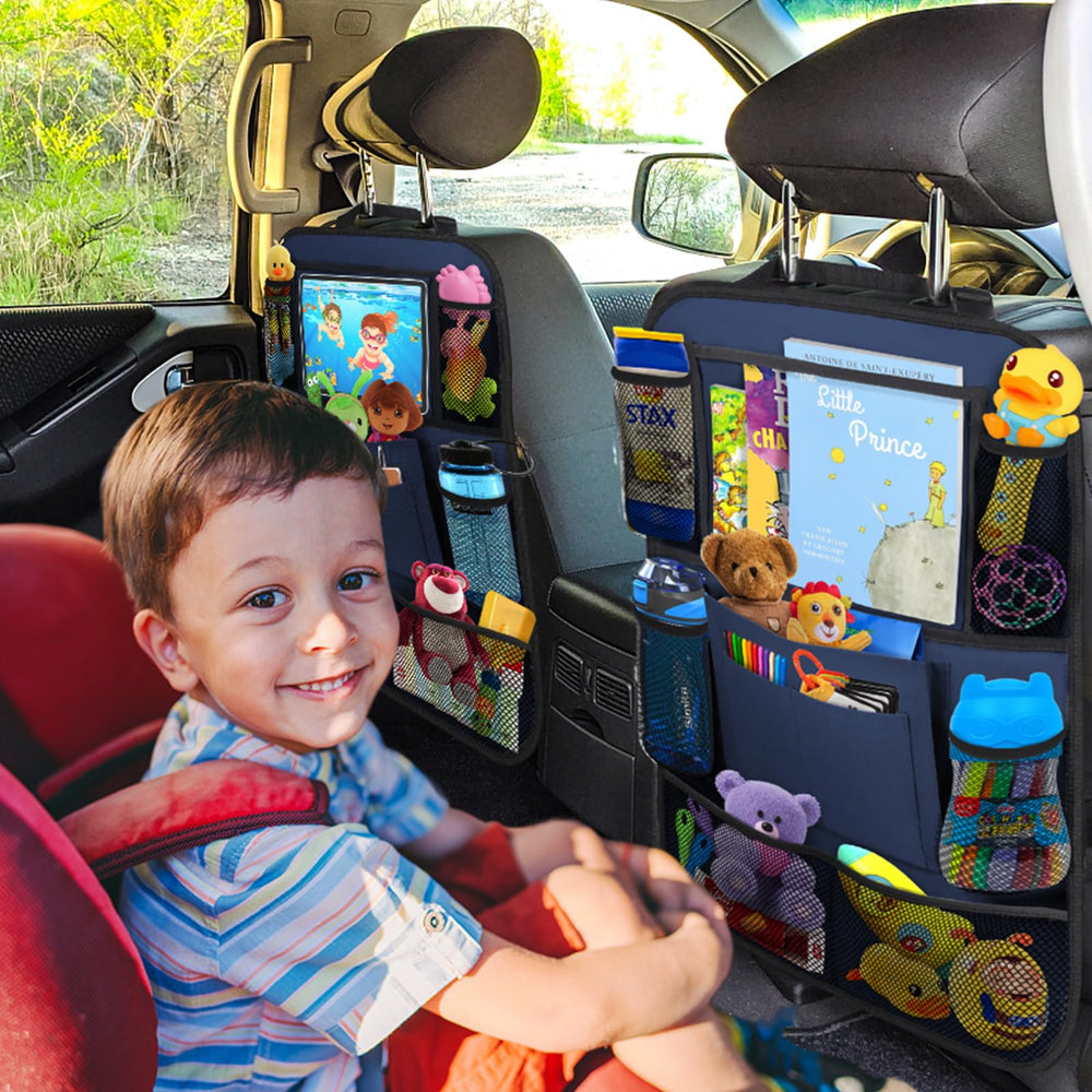 ULEEKA two-pack blue organizers offer versatile travel storage.