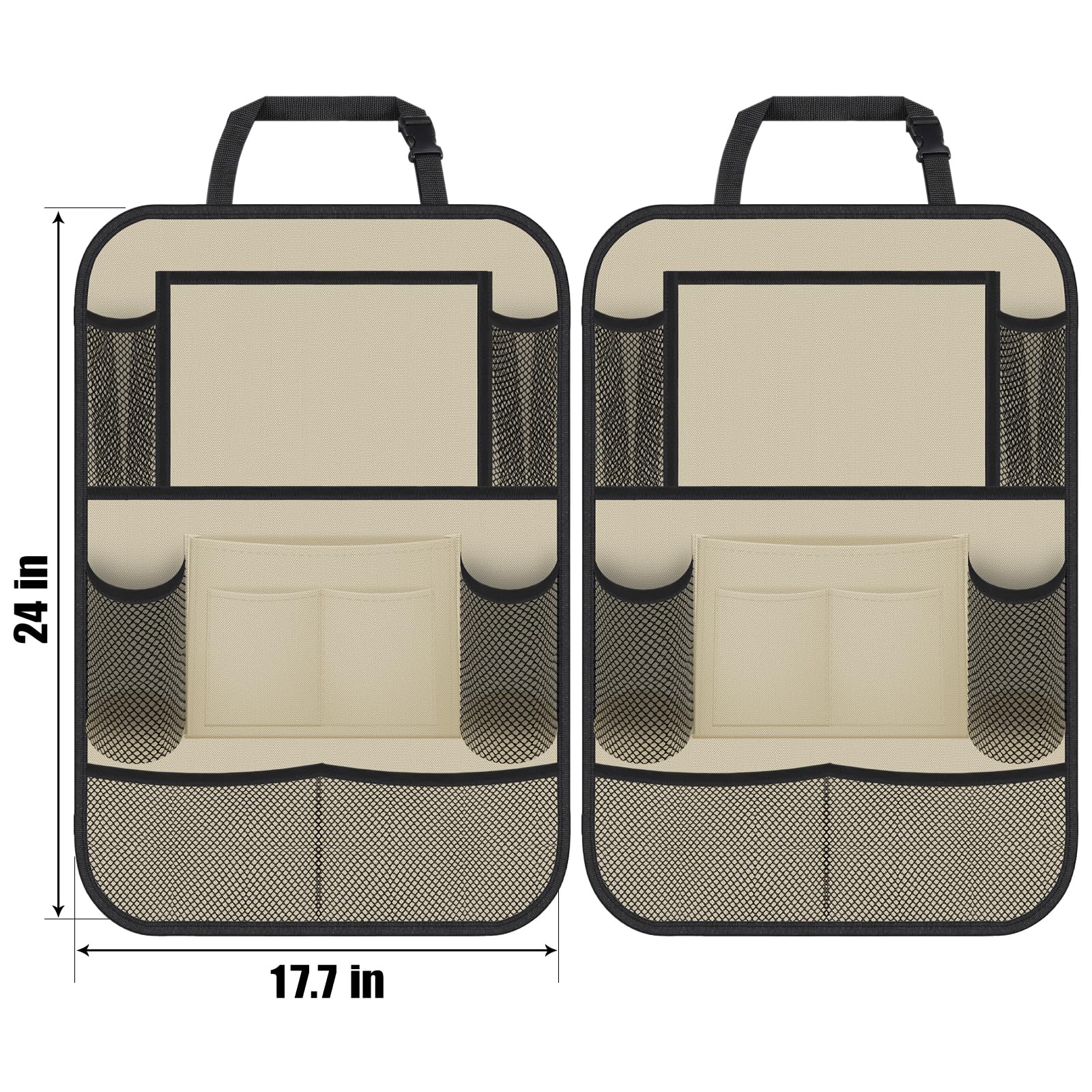 ULEEKA water-resistant fabric keeps seats clean and makes spills easier to wipe away.