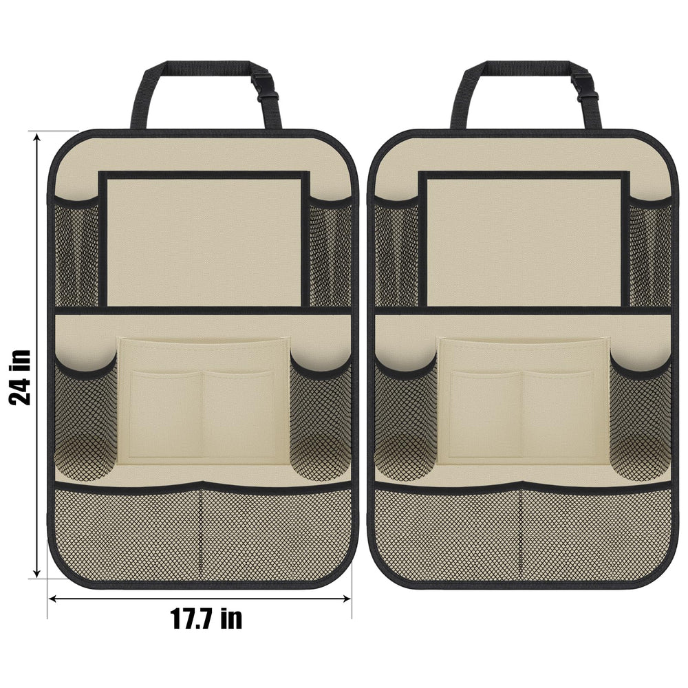 ULEEKA water-resistant fabric keeps seats clean and makes spills easier to wipe away.