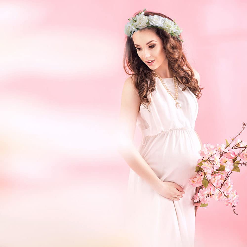 Ulfanit mother to be sash highlights the expectant mom with soft satin elegance.