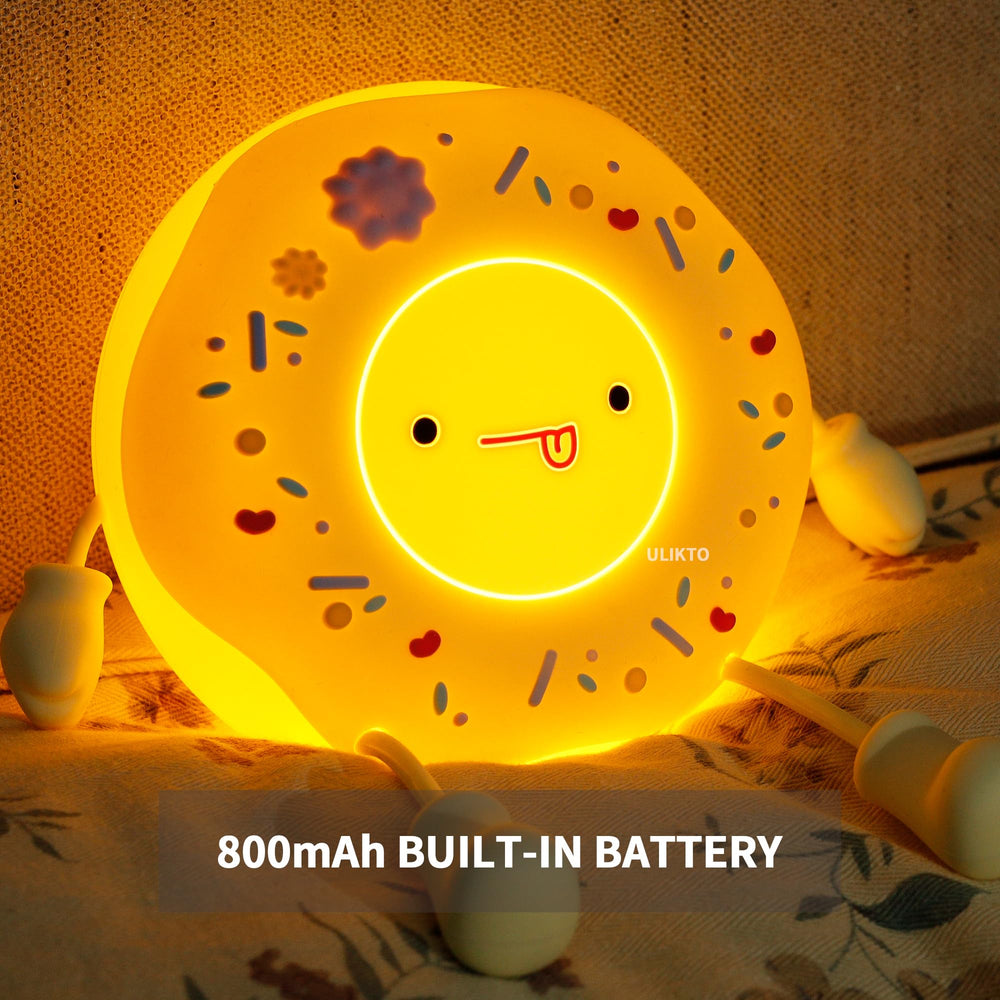 ULIKTO Cute Donut Lamp makes a charming gift for friends and kids.
