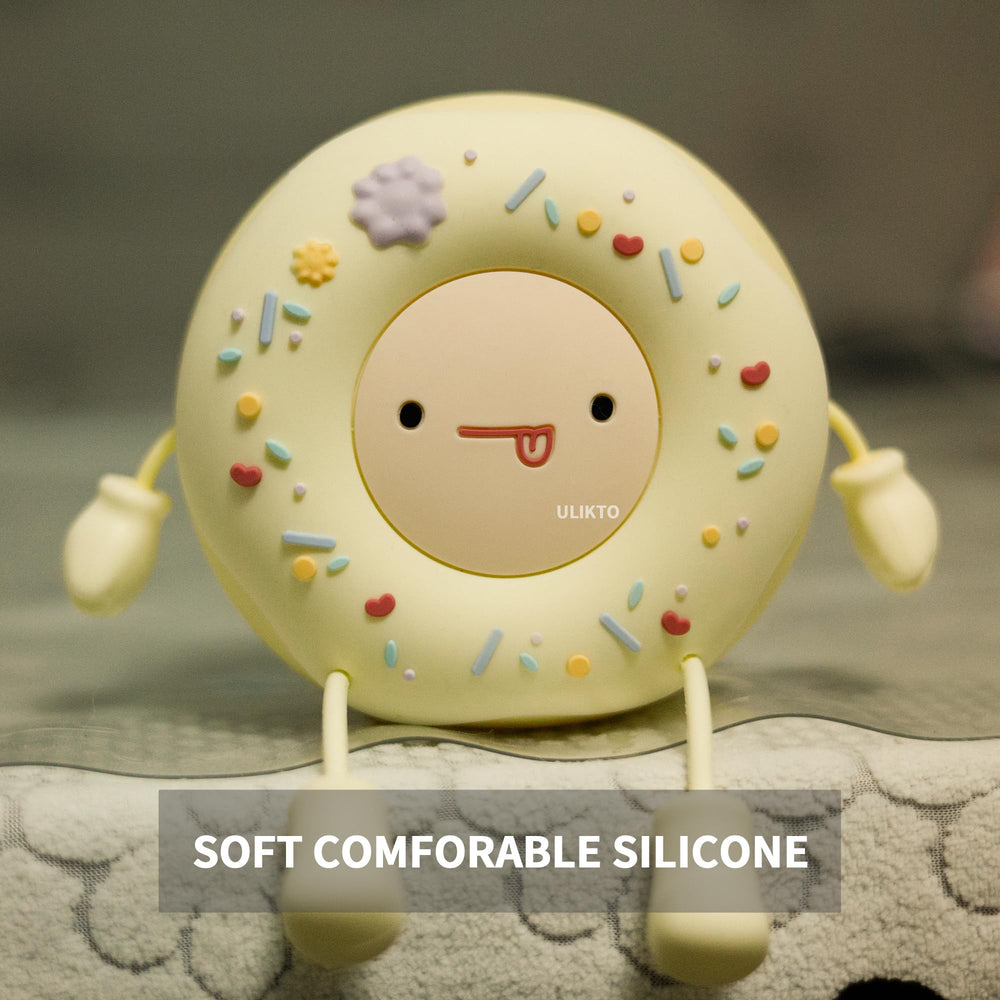 ULIKTO Cute Donut Lamp portable for travel and camping.