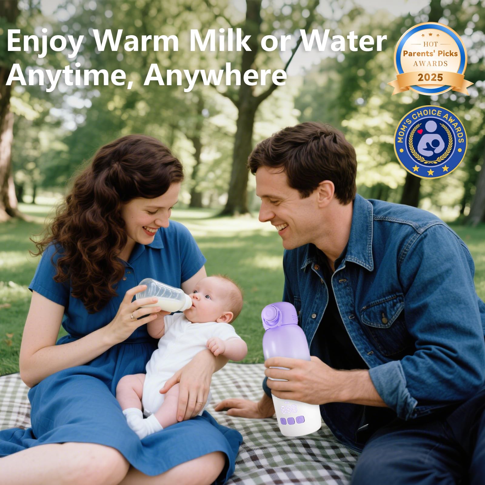 Umakep bottle warmer quick heat in 2 minutes for nighttime feedings.