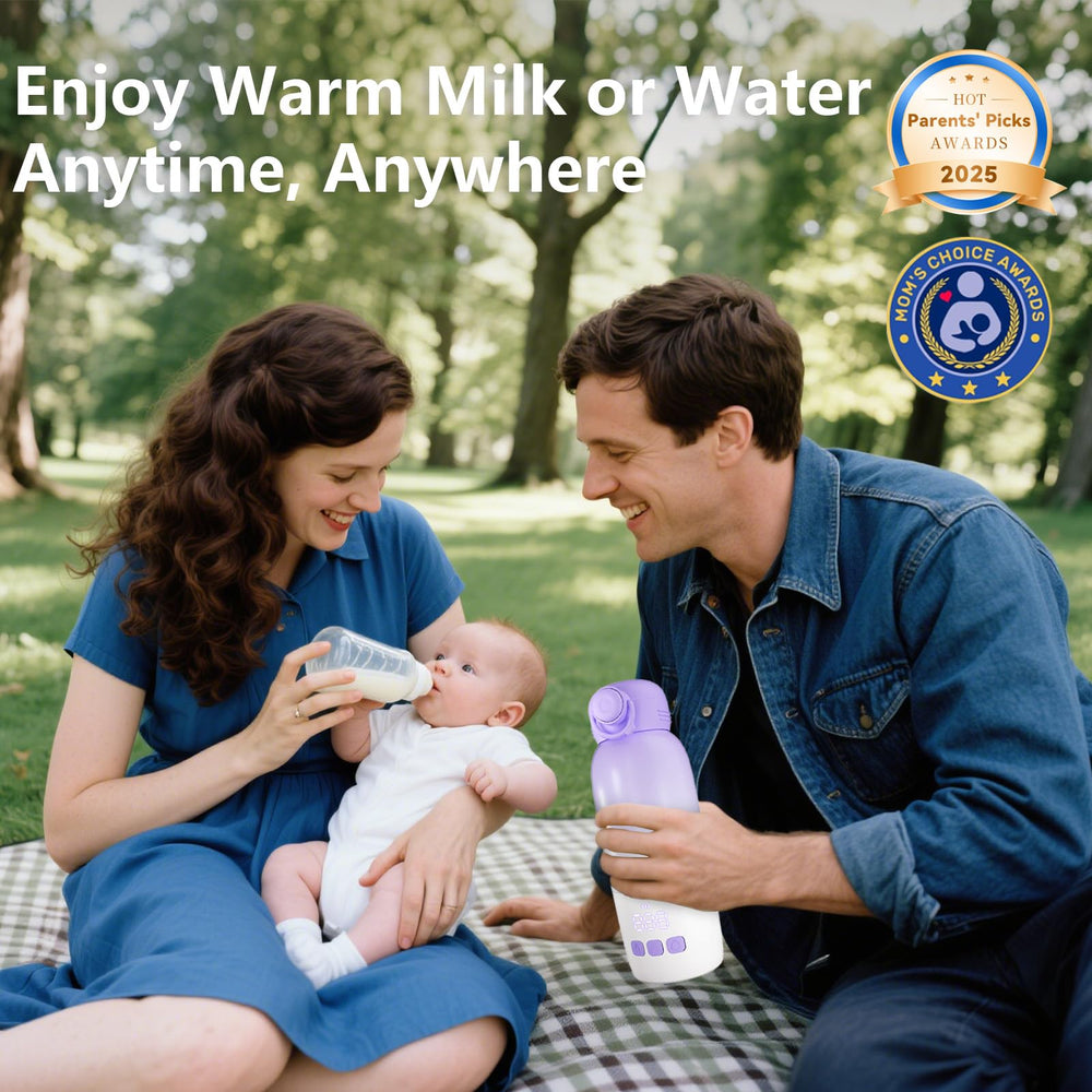 Umakep bottle warmer quick heat in 2 minutes for nighttime feedings.