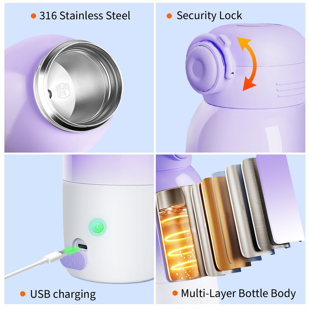 Umakep cordless design provides wireless operation in any travel setting.