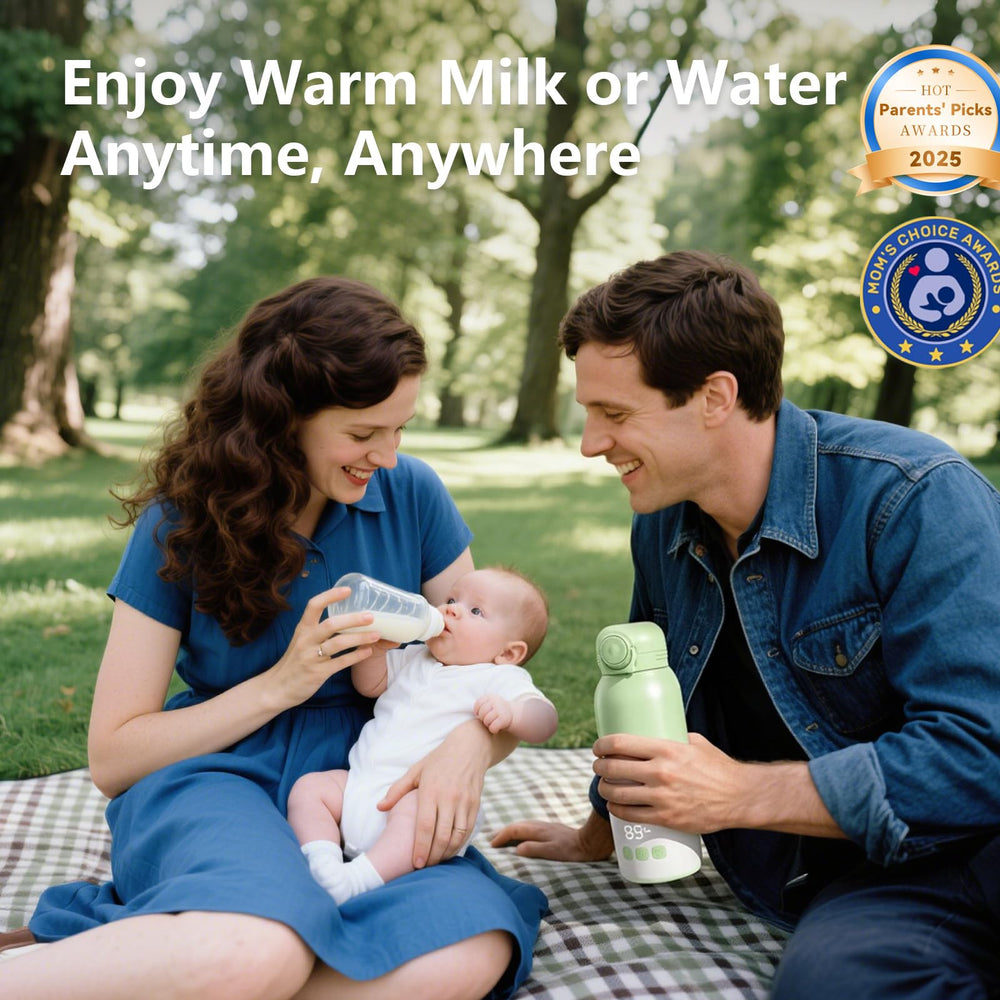 Umakep portable bottle warmer 2min heat highlights quick warming