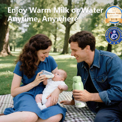 Umakep portable bottle warmer 2min heat highlights quick warming