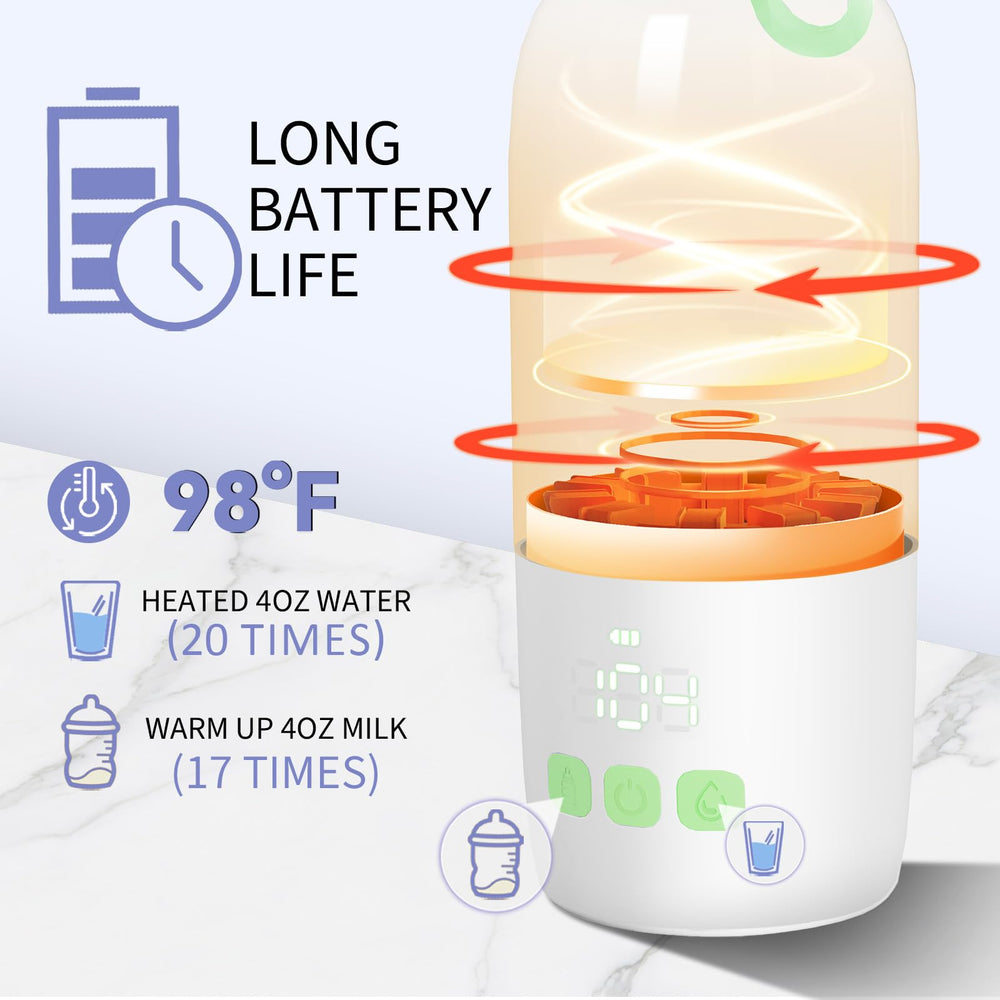Umakep bottle warmer LED display shows real-time temperature clearly