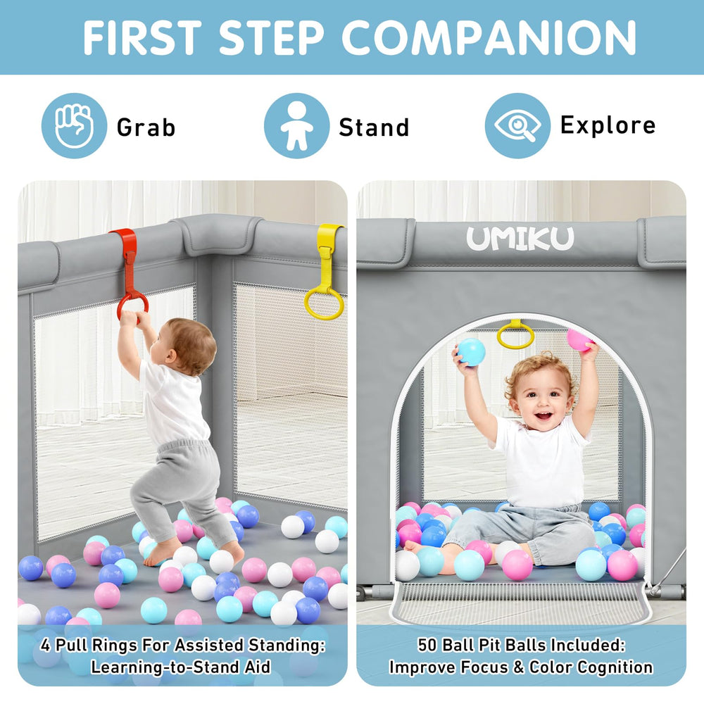 UMIKU arch doorway encourages crawling in a safe space
