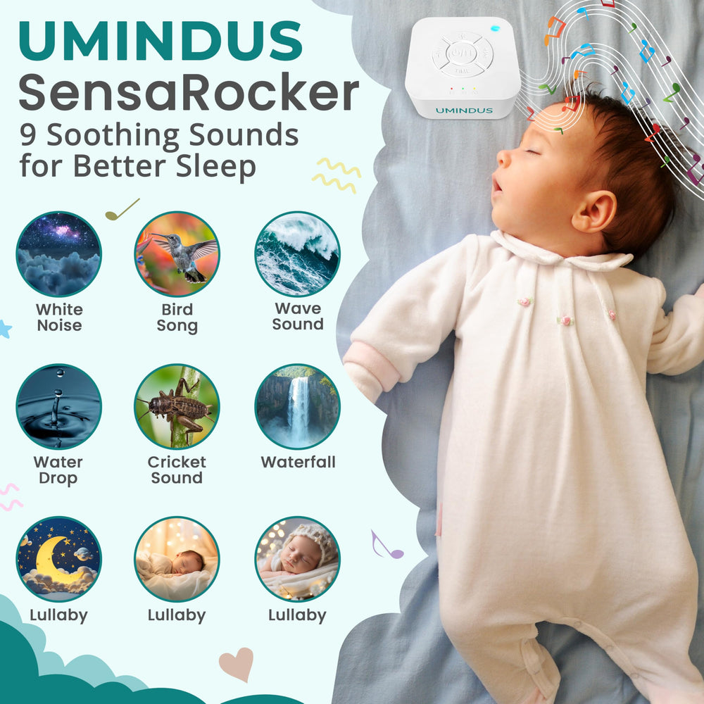 UMINDUS SensaRocker five-speed control for personalized comfort.