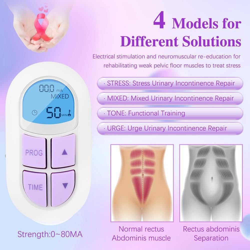 Umtozz device with electrodes ready for home neuromuscular training