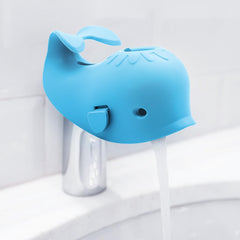UMUACCAN blue whale faucet cover protects baby's hands during bath time