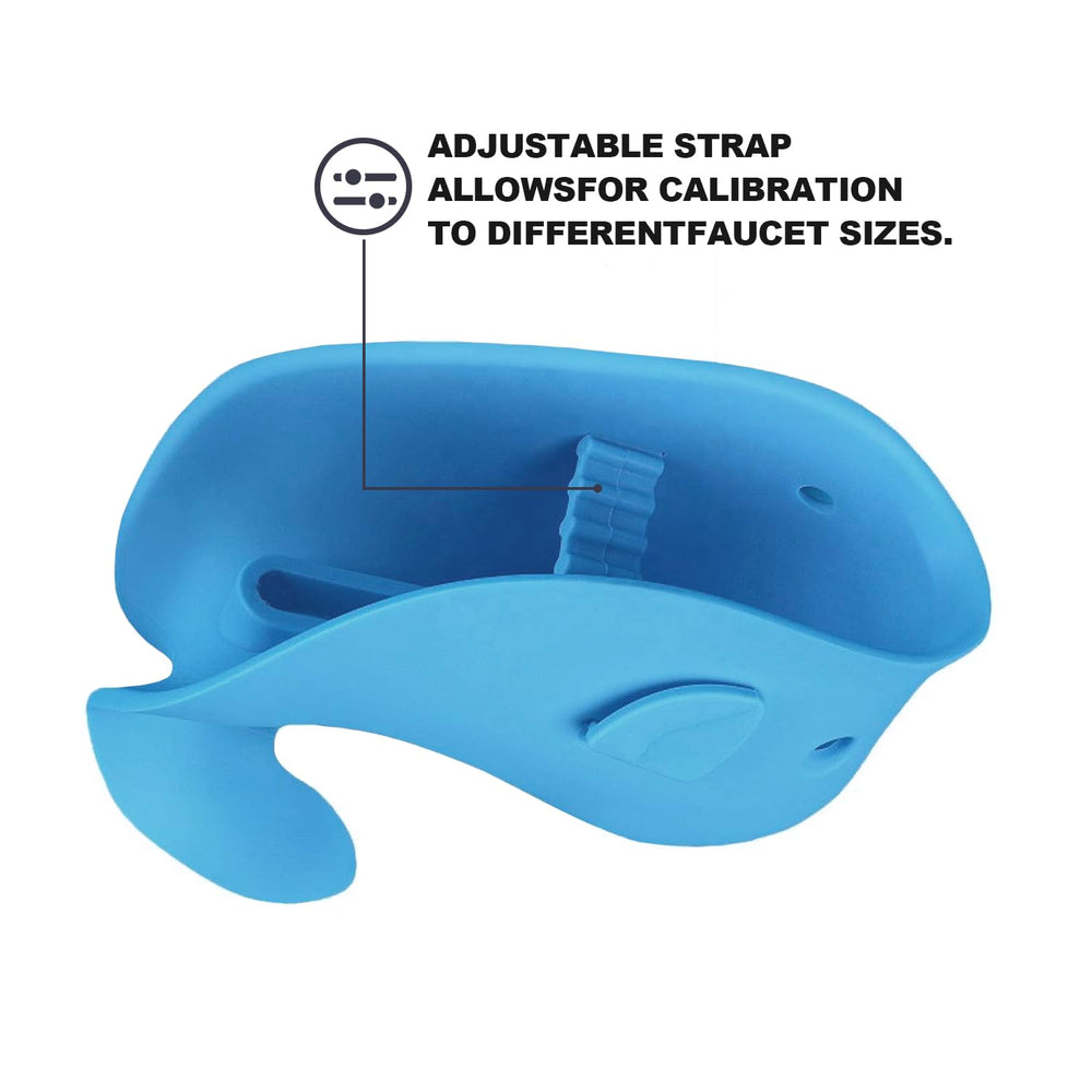 UMUACCAN silicone whale design faucet cover on a bath spout for safe baths
