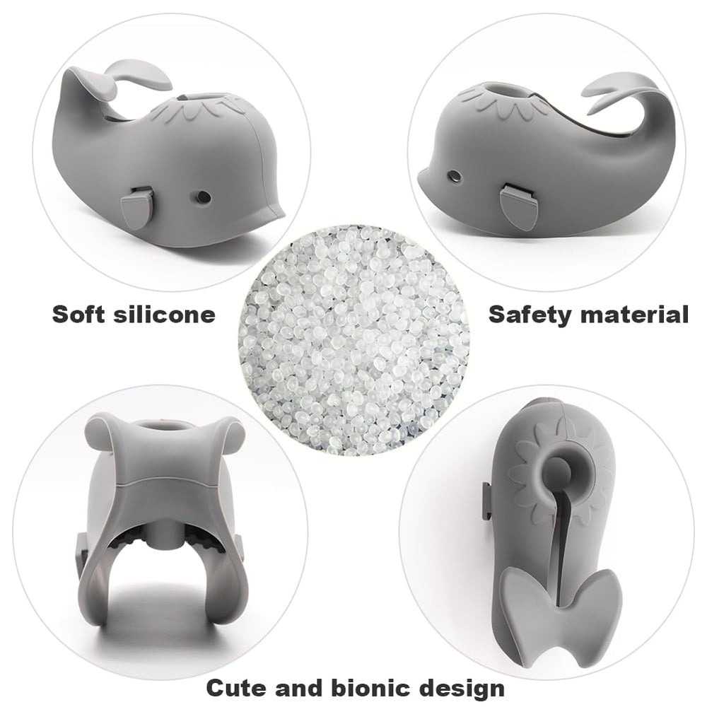 UMUACCAN easy-clean silicone cover stays hygienic after bath time.