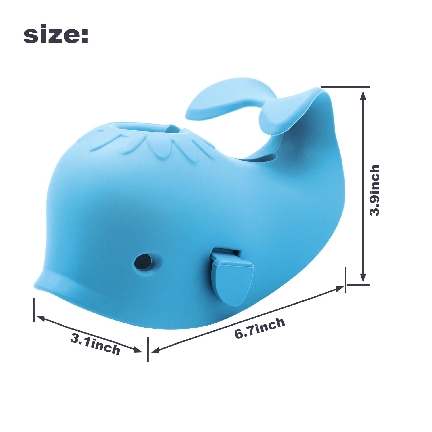 Soft silicone UMUACCAN faucet cover cushions taps during bath time