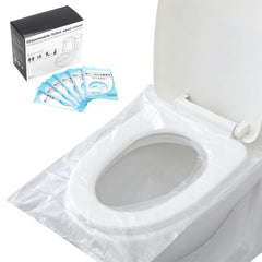UNAOIWN travel pack toilet seat covers protect against mess in public restrooms.