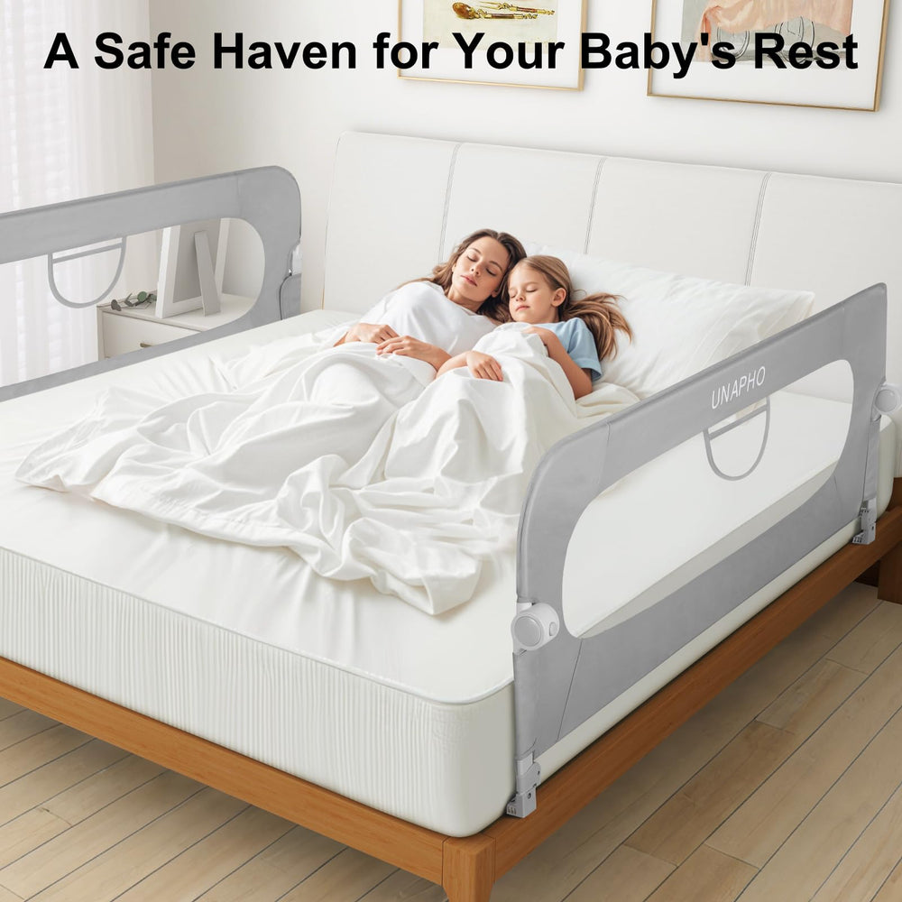 UNAPHO bed rail easy-assembly no-tools required