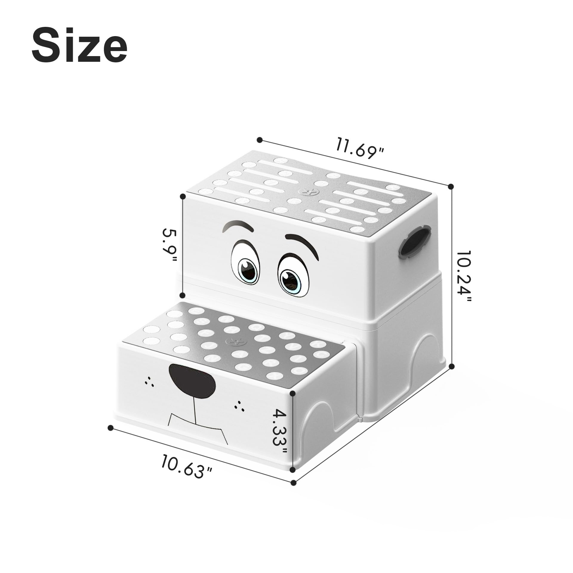 Durable PP construction supports everyday use and easy maintenance.