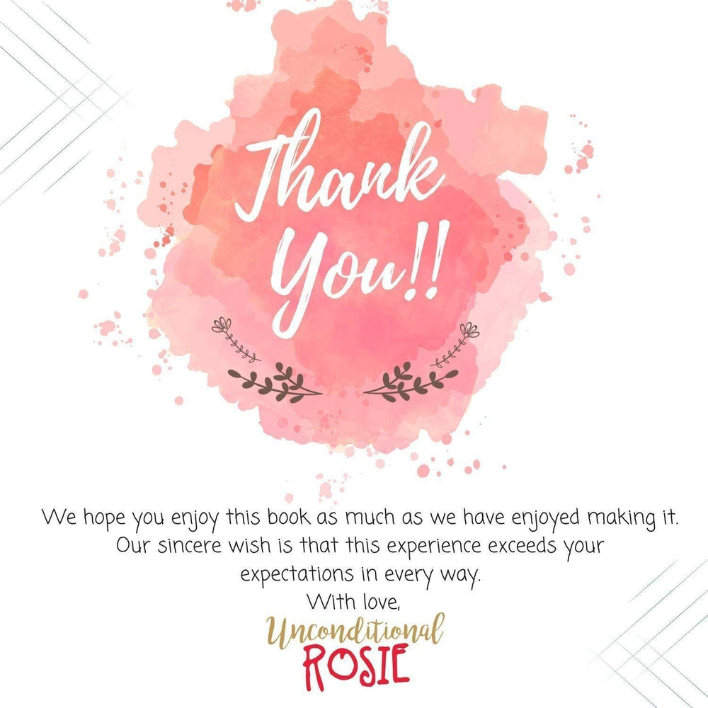 Gift-ready packaging of Unconditional ROSIE My Belly Book for showers or new moms