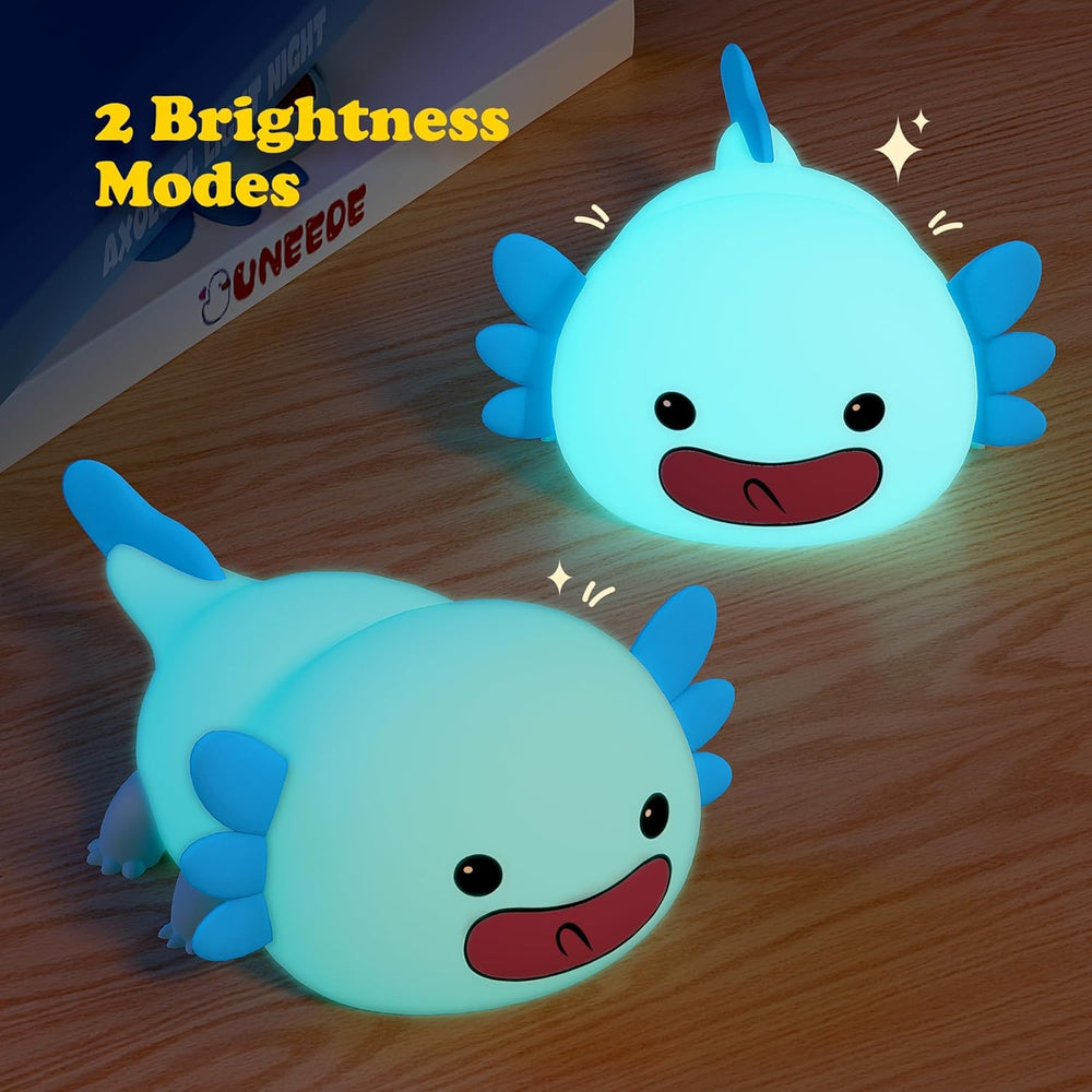 UNEEDE axolotl night light with dimmed warm glow