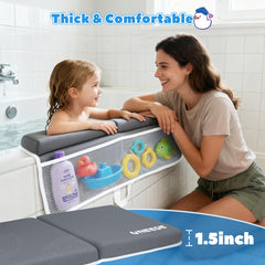 UNEEDE bath kneeler non-slip bottom prevents sliding on wet surfaces