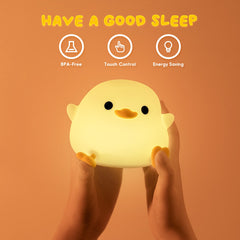 UNEEDE night light showing timer feature for power-saving evenings.