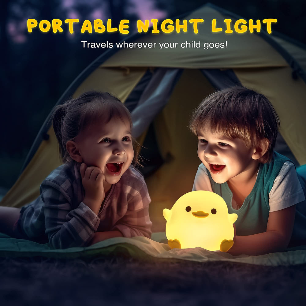 UNEEDE rechargeable duck light with two brightness levels for flexible use.