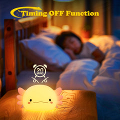 UNEEDE rechargeable night light with 1200mAh battery for up to 24 hours.