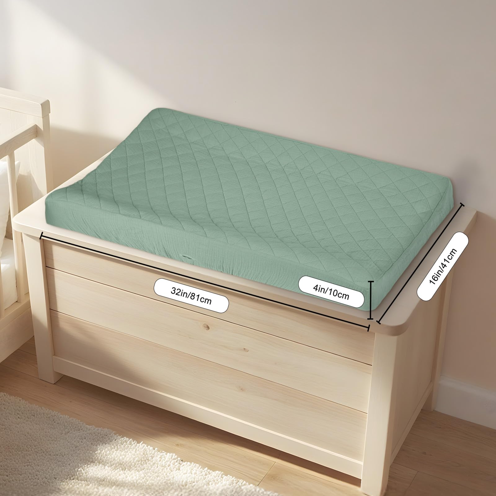 Unicorn Castle 2-pack changing pad covers ideal for busy parents.