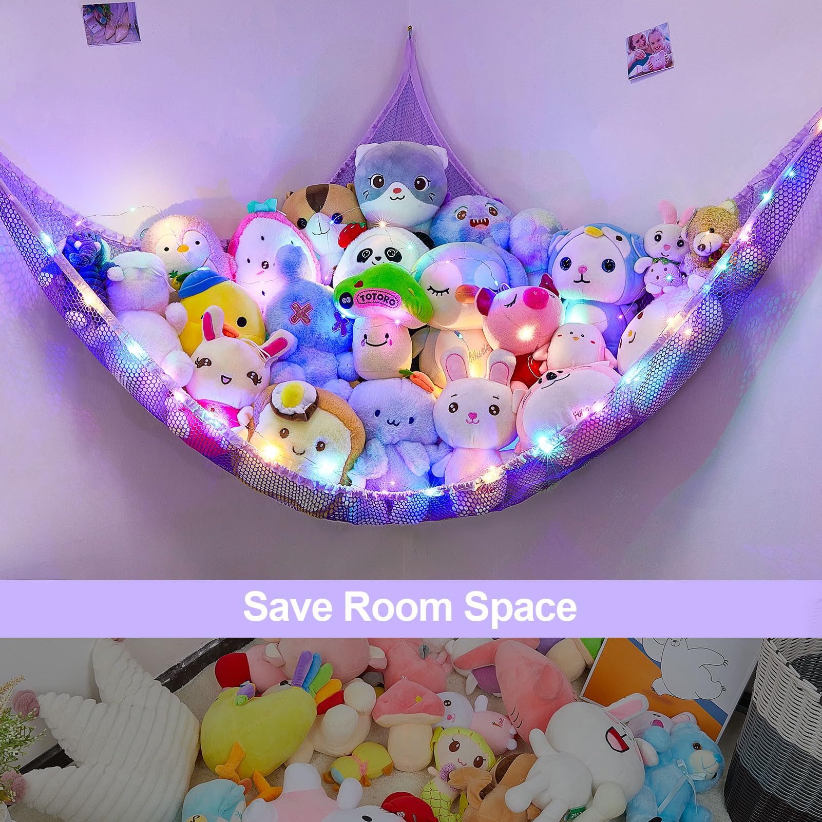 Unicorn Castle easy hang anchors simplify installation.