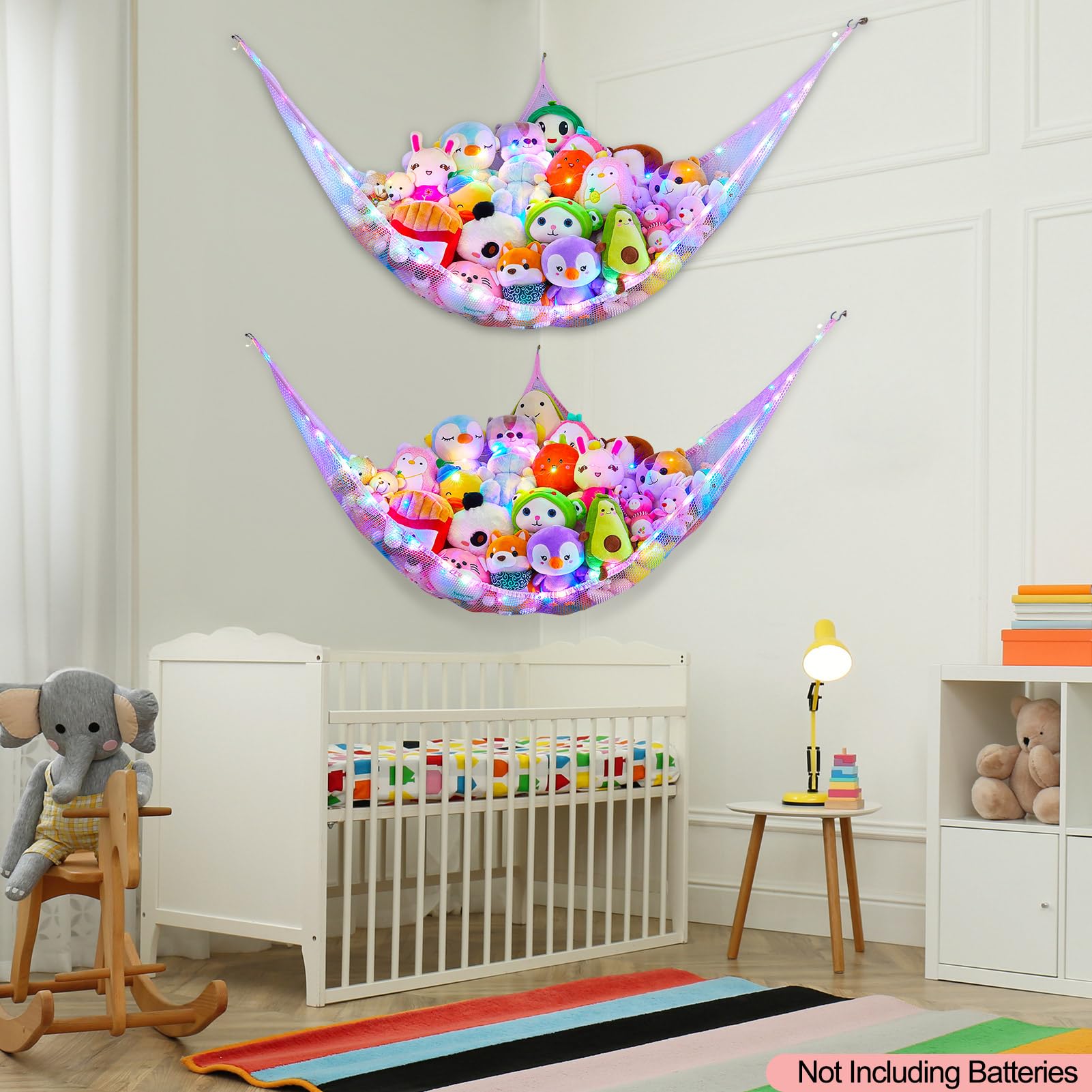 Unicorn Castle expandable dimensions support growing toy collections from 51-51-61 to 63-63-83 inches