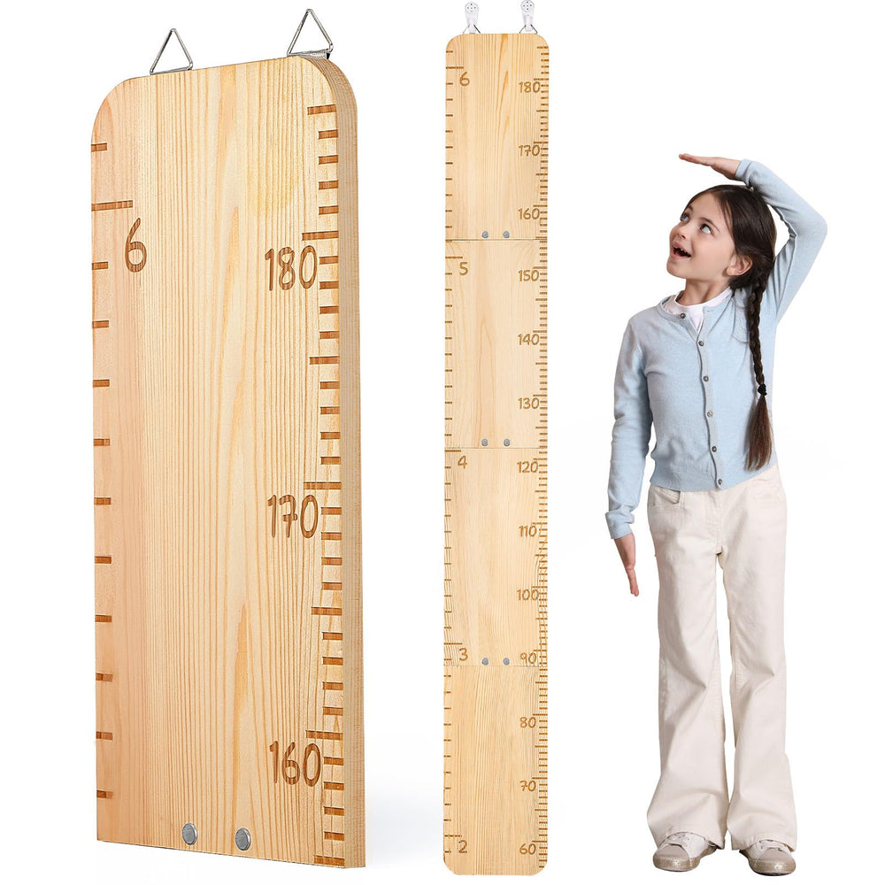 Unicorn Castle growth chart on wall with durable height marks