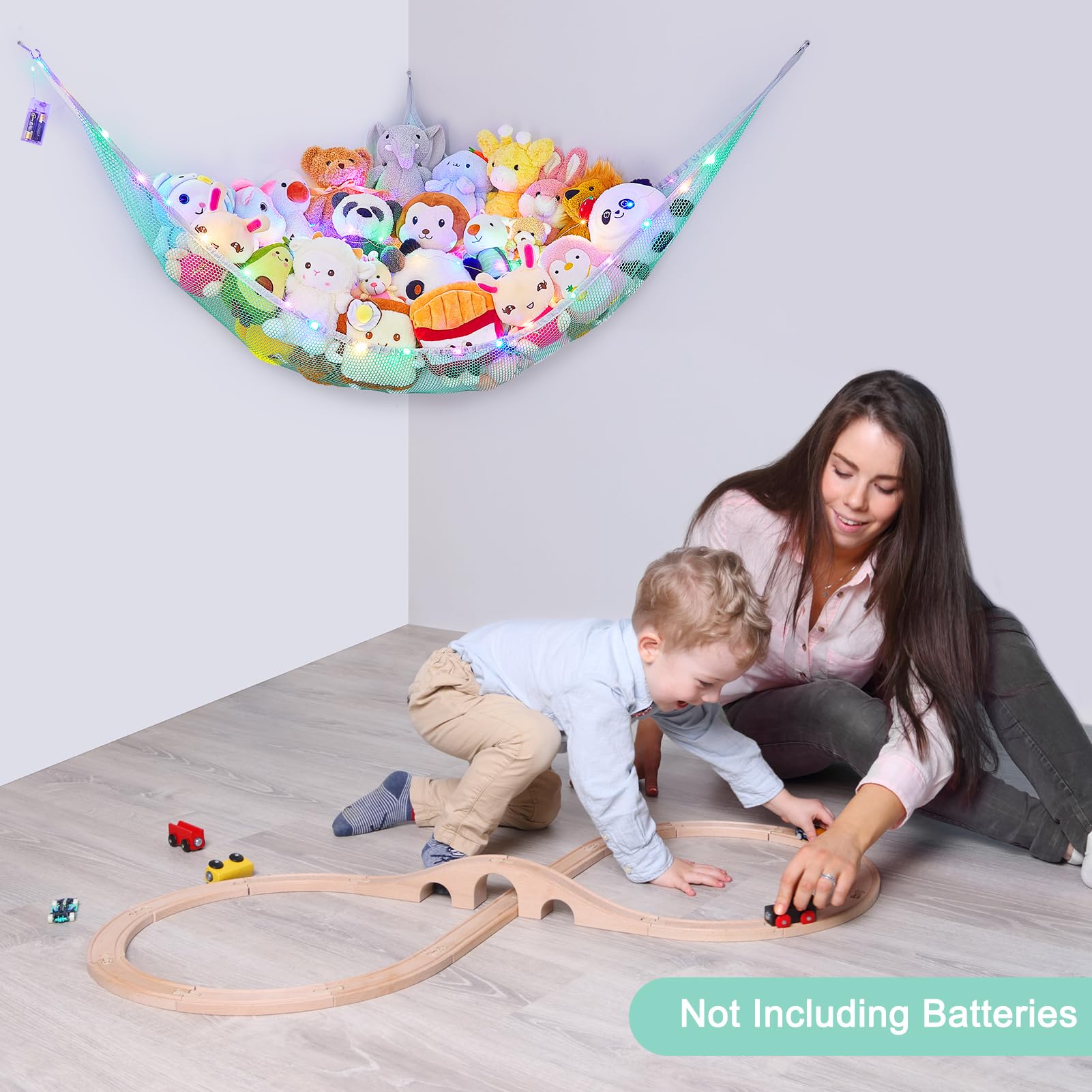 Unicorn Castle large capacity fits many plush toys.