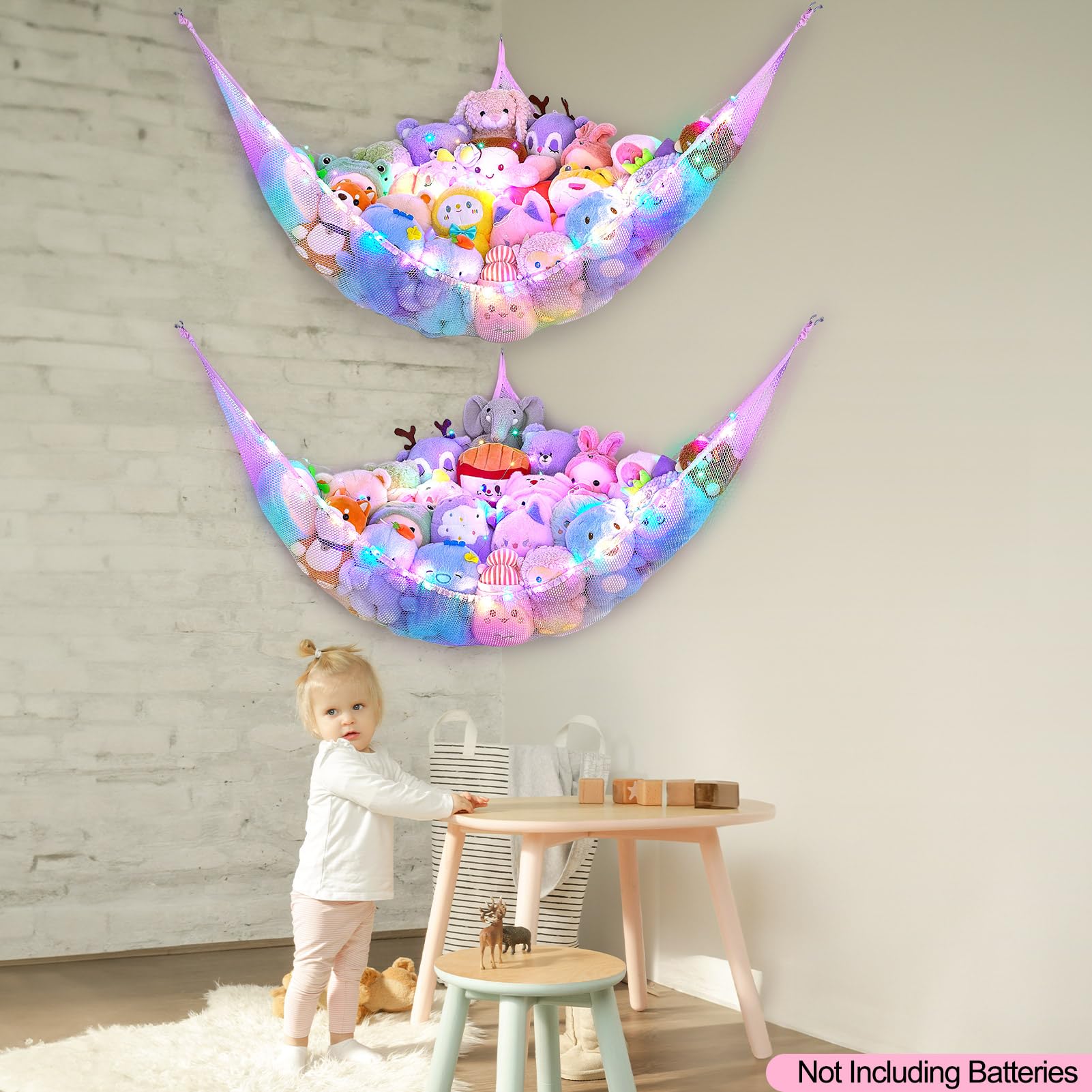 Unicorn Castle LED light string adds cozy glow to play area