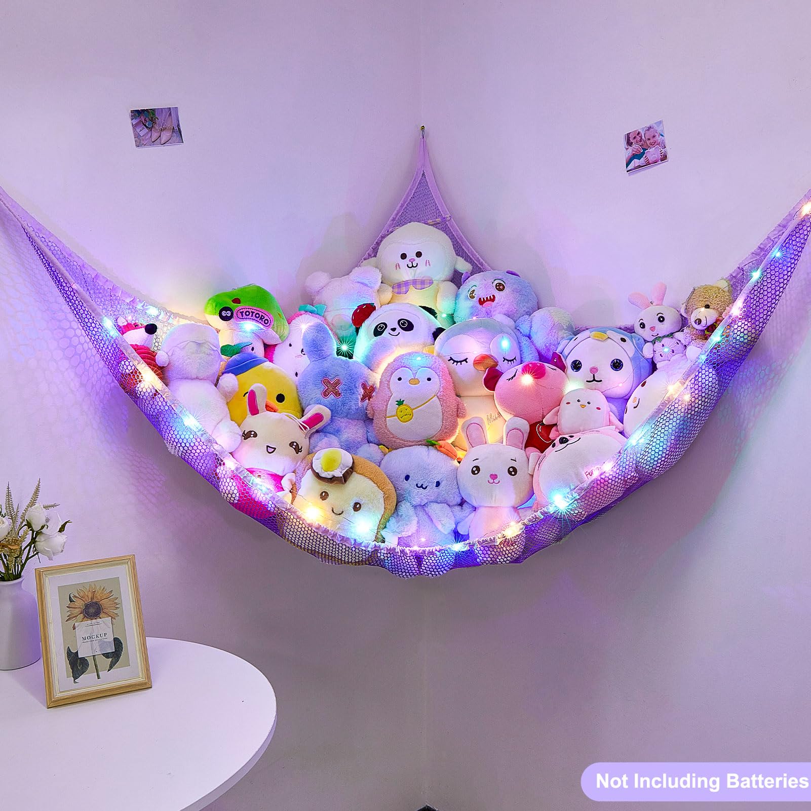 Unicorn Castle wall hook kit enables easy hanging.