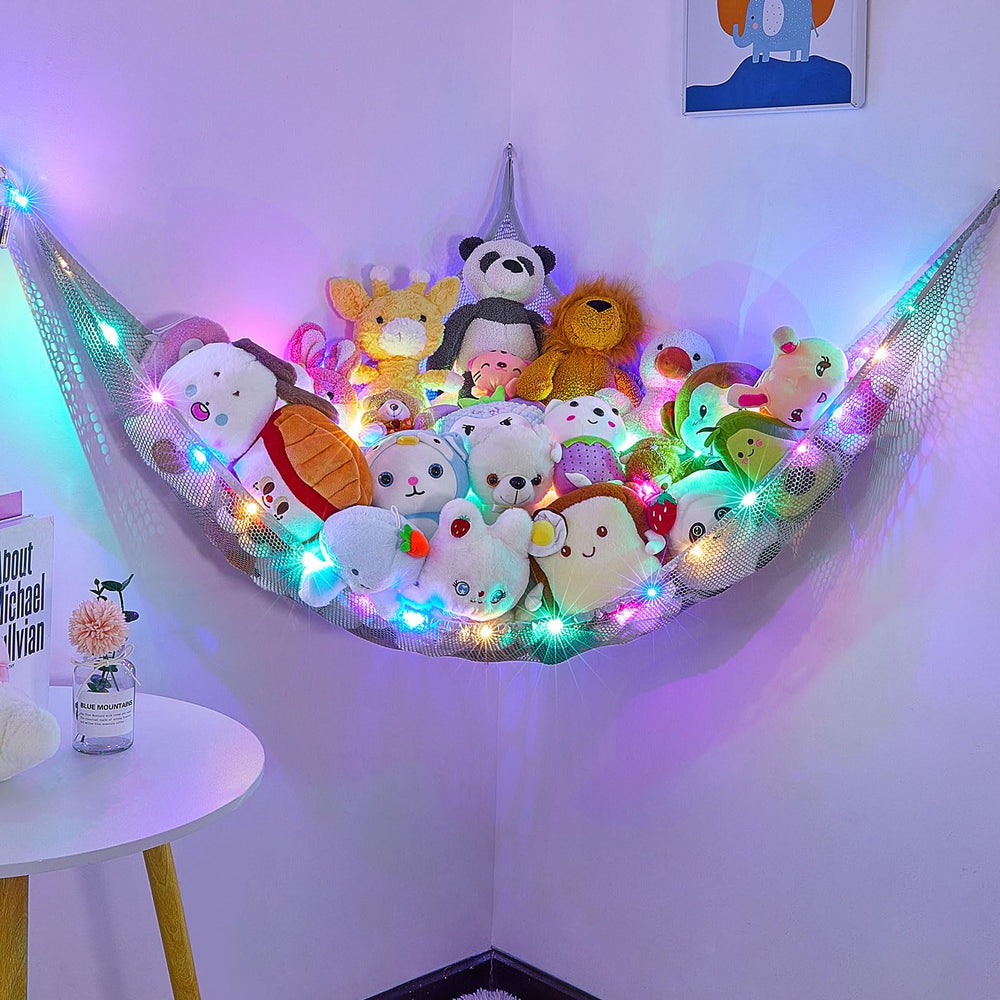 Unicorn Castle hanging organizer for girls' rooms doubles as decor.