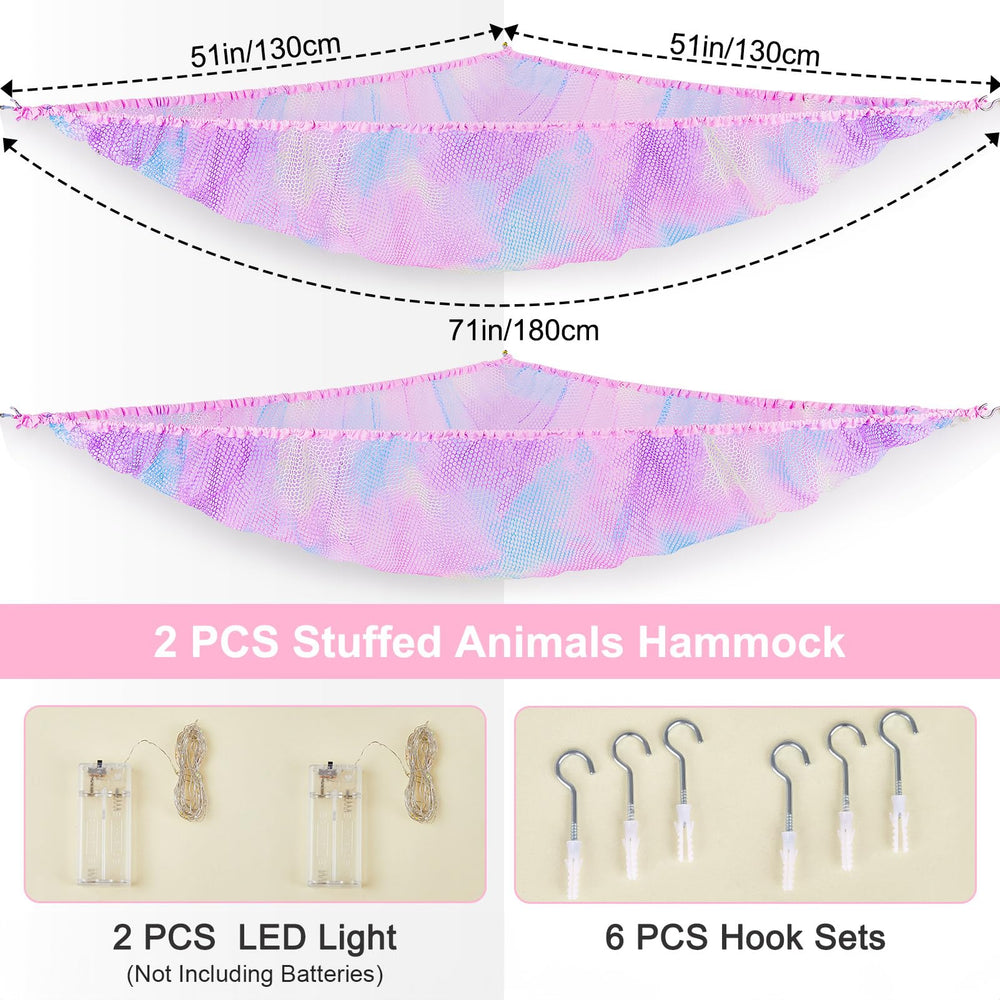 Unicorn Castle wall hooks included for quick secure hanging setup