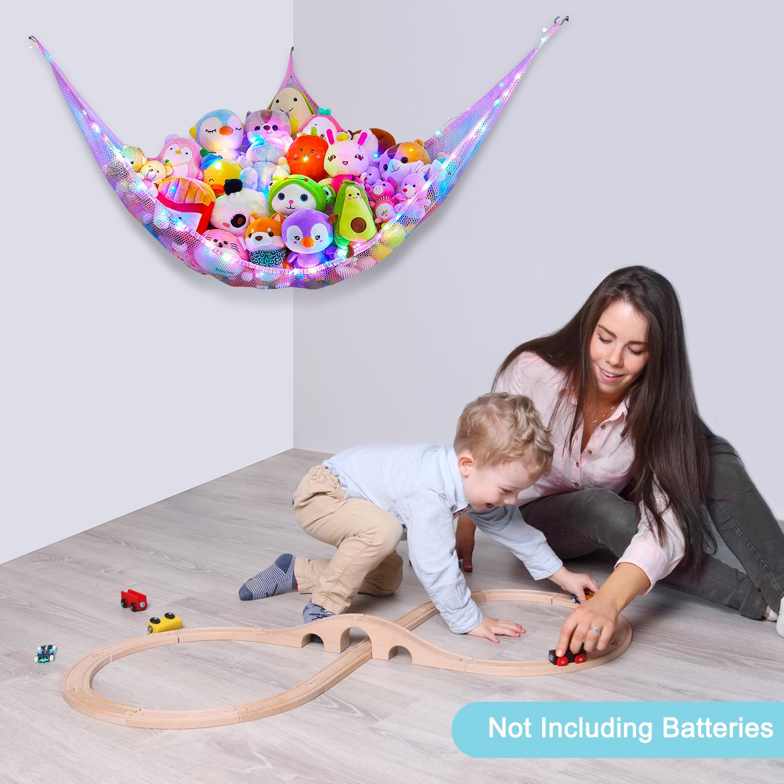 Unicorn Castle wall hooks enable easy, secure hammock installation